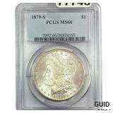 1879-S Morgan Silver Dollar PCGS MS66