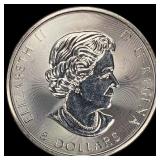 2016 Canada 1.5 oz Silver $8 Snow Falcon SUPERB GE