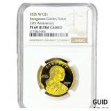 2025-W 1/2oz Gold Sacagawea Dollar NGC PF69 UC
