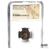 Romano-Gallic TetricusI, AD271-274 BIDbl-Denarius