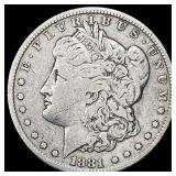 1881 Morgan Silver Dollar ABOUT UNCIRCULATED