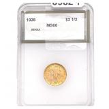 1926 Sesquincentennial $2.50 Gold QtrEagle NGSMS66