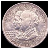 1921 Silver Alabama Centennial Half Dollar CLOSELY