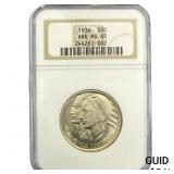 1936 Arkansas Half Dollar NGC MS65