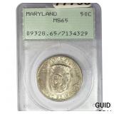 1934 Maryland Half Dollar PCGS MS65