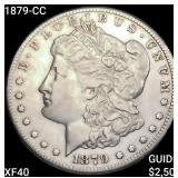 1879-CC Morgan Silver Dollar NEARLY UNCIRCULATED