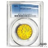 1899 $10 Gold Eagle PCGS AU58