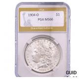 1904-O Morgan Silver Dollar PGA MS66