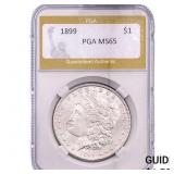 1899 Morgan Silver Dollar PGA MS65