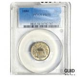 1880 Shield Nickel PCGS PR58
