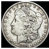 1901 Silver Morgan Dollar ABOUT UNCIRCULATED