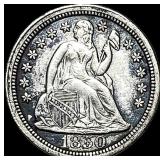 1850 Seated Liberty Dime CLOSELY UNCIRCULATED