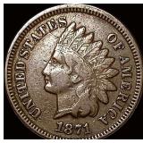 1871 Indian Head Cent NICELY CIRCULATED