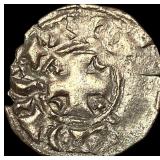 Portugal Crusades Dinis I Silver Dinero NEARLY UN