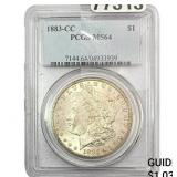 1883-CC Morgan Silver Dollar PCGS MS64