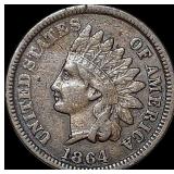 1864-L Indian Head Cent NEARLY UNCIRCULATED