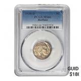 1938-D Buffalo Nickel PCGS MS66