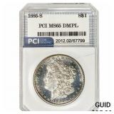1886-S Morgan Silver Dollar PCI MS65 DMPL