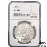 1898 Morgan Silver Dollar NGC MS64+