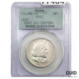 1893 Columbian Expo Half Dollar PCGS MS63