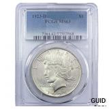 1923-D Silver Peace Dollar PCGS MS63