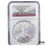 2011 Silver Eagle NGC MS70