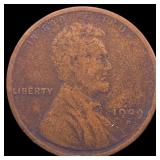 1909-S Lincoln Wheat Cent LIGHTLY CIRCULATED