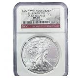 2011 Silver Eagle NGC MS70