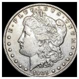 1901-S Morgan Silver Dollar NEARLY UNCIRCULATED