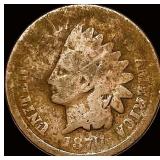 1870 Indian Head Cent NICELY CIRCULATED