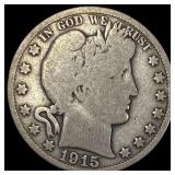 1915 Barber Half Dollar NICELY CIRCULATED