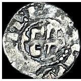 1100s Crusades France Anjou Silver Denier NEARLY U