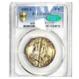 1952-S CAC Franklin Half Dollar PCGS MS66