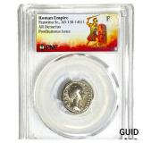 Roman Faustina Sr.,AD 138-140/1 AR Denarius PNC F