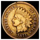 1871 Indian Head Cent LIGHTLY CIRCULATED