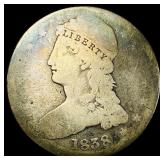 1838 Capped Bust Half Dollar NICELY  CIRCULATED