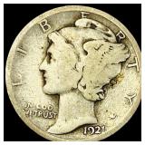 1921 Silver Mercury Dime NICELY CIRCULATED