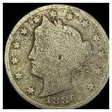 1886 Liberty Head Nickel NICELY CIRCULATED