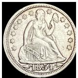 1854 Seated Liberty Dime CLOSELY UNCIRCULATED