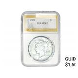 1921 Silver Peace Dollar PGA MS62