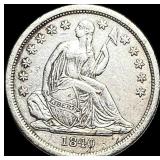 1840 Seated Liberty Dime NEARLY UNCIRCULATED