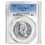 1956 Franklin Half Dollar PCGS PR67 Type 1