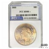 1923 Silver Peace Dollar PCI MS66+
