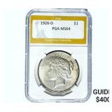 1926-D Silver Peace Dollar PGA MS64