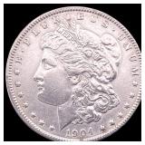 1904-S Silver Morgan Dollar CLOSELY UNCIRCULATED