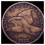 1858 Copper-Nickel Flying Eagle Cent LIGHTLY CIRCU