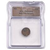 Mahi Pala Dynasty Copper Jital ICG Genuine