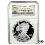 2013-W Silver Eagle NGC PF70 Ultra Cameo
