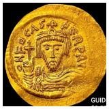 Byzantine Phocas 602-610 AD Gold Solidus 4.1G UNC