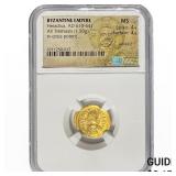 Byzantine Heraclius 610-641 Gold Tremissis 1.50G